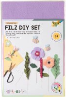 folia Bastelfilz-Set Felt like Spring 18-tlg. mehrfarbig