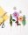 folia Bastelfilz-Set Felt like Spring 18-tlg. mehrfarbig