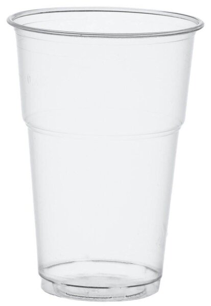 PAPSTAR Einweg-Trinkbecher pure glasklar 0,4 l, 70 St.