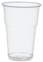 PAPSTAR Einweg-Trinkbecher pure glasklar 0,4 l, 70 St.
