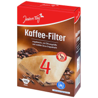 Jeden Tag Gr. 4 Kaffeefilter, 100 St.
