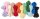 folia Bastelfilz-Set 12 Farben sortiert mehrfarbig