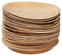 PAPSTAR Palmblatt-Teller pure natur Ø 23,0 cm, 25 St.