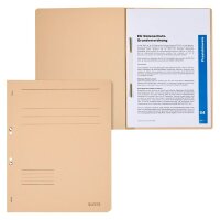 LEITZ Ösenhefter 3742 Karton chamois DIN A4, 50 St.