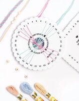 folia Schmuck-Basteln-Set Flechtschnüre Kumihimo...