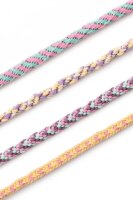 folia Schmuck-Basteln-Set Flechtschnüre Kumihimo Bracelets Pastell mehrfarbig