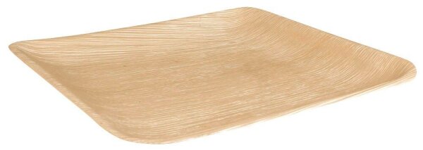 PAPSTAR Palmblatt-Teller pure natur 25,0 x 25,0 cm, 25 St.