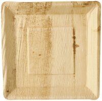 PAPSTAR Palmblatt-Teller pure natur 25,0 x 25,0 cm, 25 St.
