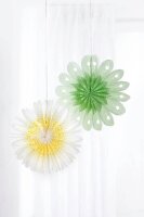 folia Papiertüten für Dekoblumen Daisy Love weiß/grün