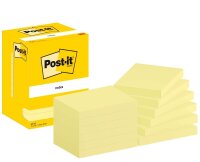 Post-it® Haftnotizen 657 gelb, 12 Blöcke