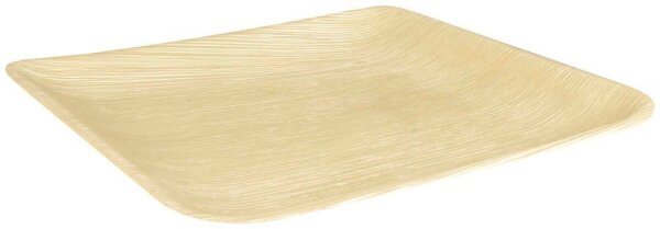 PAPSTAR Palmblatt-Teller pure natur 25,5 x 25,5 cm, 25 St.