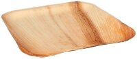 PAPSTAR Palmblatt-Teller pure natur 25,5 x 25,5 cm, 25 St.