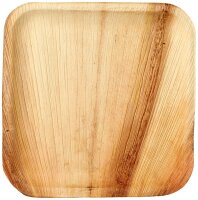 PAPSTAR Palmblatt-Teller pure natur 25,5 x 25,5 cm, 25 St.