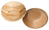 PAPSTAR Palmblatt-Schalen pure braun 200,0 ml, 25 St.