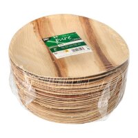 PAPSTAR Palmblatt-Teller pure natur Ø 23,0 cm, 25 St.