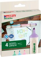 edding Highlighter 24 EcoLine pastell Textmarker...
