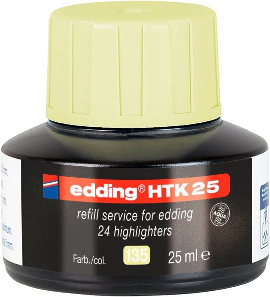 edding Nachfülltinte e-HTK25 gelb