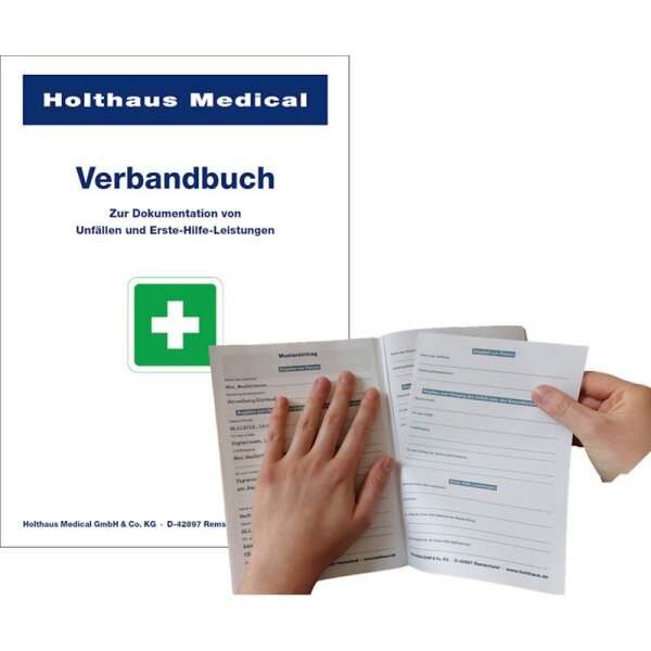 Holthaus Medical Erste-Hilfe-Verbandbuch, 1 St.