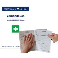 Holthaus Medical Erste-Hilfe-Verbandbuch, 1 St.