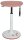 Topstar Sitz- & Stehhocker Sitness X-Stool 30 FX531 CR1 rosa, 1 St.