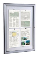 Showdown® Displays Schaukasten S alu 4x DIN A4 52,1 x...