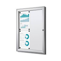 Showdown® Displays Schaukasten S alu 4x DIN A4 52,1 x 2,3 x 69,6 cm, 1 St.