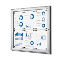 Showdown® Displays Schaukasten S alu 6x DIN A4 74,1 x...