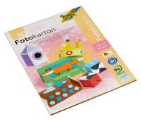 folia Fotokarton farbsortiert 300 g/qm 10 Blatt