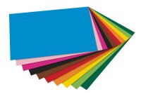 folia Fotokarton farbsortiert 300 g/qm 10 Blatt