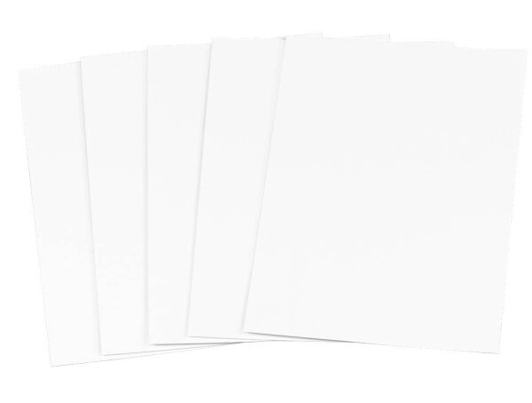folia Fotokarton weiß 180 g/qm 50 Blatt