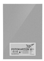 folia Fotokarton silber 300 g/qm 50 Blatt
