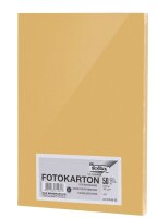 folia Fotokarton gold 300 g/qm 50 Blatt