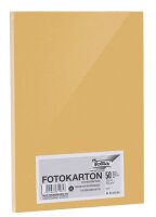 folia Fotokarton gold 300 g/qm 50 Blatt