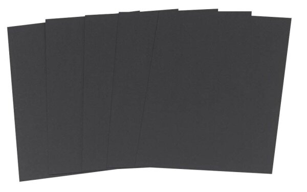 folia Fotokarton schwarz 300 g/qm 50 Blatt