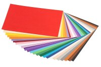folia Tonpapier farbsortiert 130 g/qm 500 Blatt