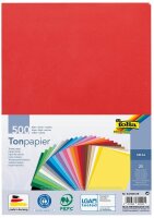 folia Tonpapier farbsortiert 130 g/qm 500 Blatt