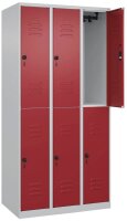 CP Spind Classic Plus lichtgrau, rubinrot 080300-30...