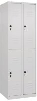 CP Spind Classic Plus verkehrsweiß 080300-20 S10012, 4 Schließfächer 60,0 x 50,0 x 185,0 cm