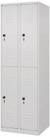 CP Spind Classic Plus verkehrsweiß 080300-20 S10012, 4 Schließfächer 60,0 x 50,0 x 185,0 cm