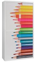 PAPERFLOW easyOffice Rollladenschrank Stifte ohne...