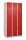 CP Spind Classic Plus lichtgrau, verkehrsrot 080300-30 S10002, 6 Schließfächer 90,0 x 50,0 x 185,0 cm