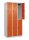 CP Spind Classic Plus reinorange, lichtgrau 080300-30 S10000, 6 Schließfächer 90,0 x 50,0 x 185,0 cm