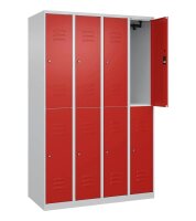 CP Spind Classic Plus lichtgrau, verkehrsrot 080300-40...