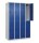 CP Spind Classic Plus lichtgrau, enzianblau 080300-40 S10003, 8 Schließfächer 120,0 x 50,0 x 185,0 cm