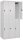 CP Spind Classic Plus verkehrsweiß 080300-30 S10012, 6 Schließfächer 90,0 x 50,0 x 185,0 cm