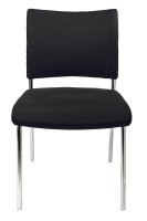 Topstar Besucherstühle Visit 10 NV190 G20 schwarz Stoff, 2 St.