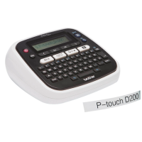 brother P-touch D200BWVP Beschriftungsgerät schwarz,...