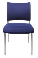 Topstar Besucherstühle Visit 10 NV190 G26 blau Stoff, 2 St.