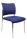 Topstar Besucherstühle Visit 10 NV190 G26 blau Stoff, 2 St.