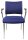 Topstar Besucherstühle Visit 10 NV190 G26 blau Stoff, 2 St.